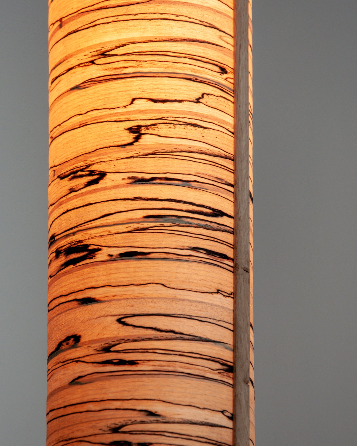 Ribbon - Pendant light in Spalted Beech